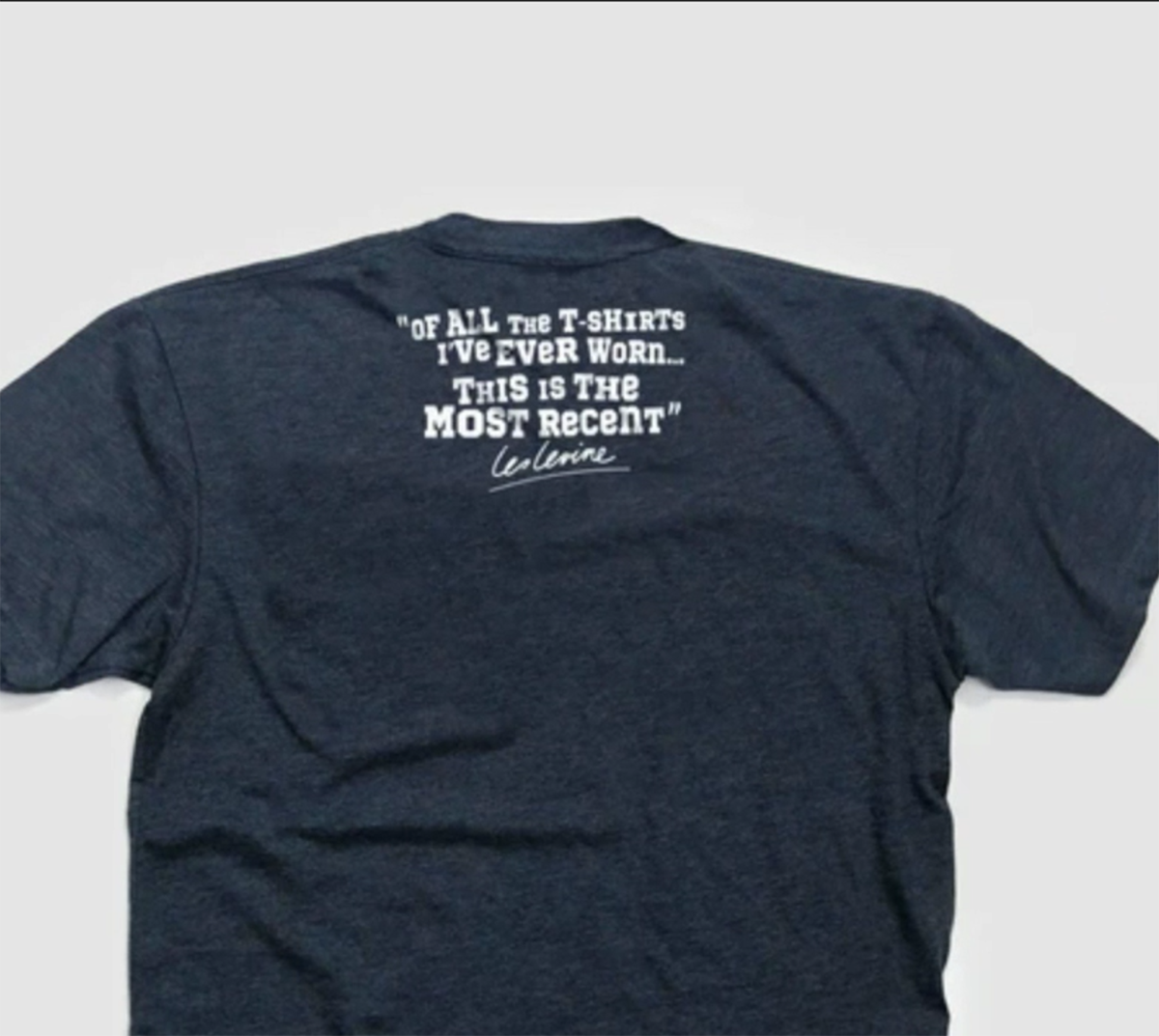 Les Levine shirt back
